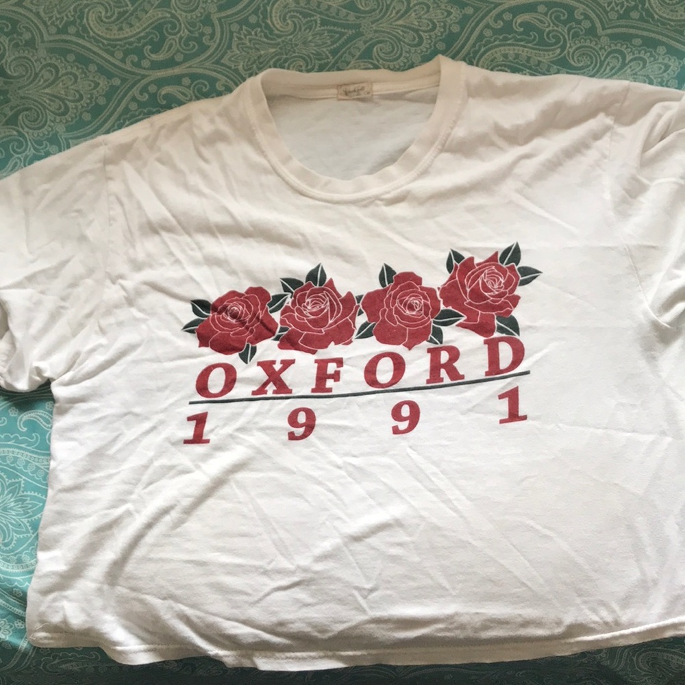 Brandy Melville Alena Oxfor T-Shirt